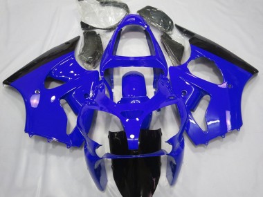 00-02 Glänzend Blau & Schwarz ZX6R Motorrad Verkleidung