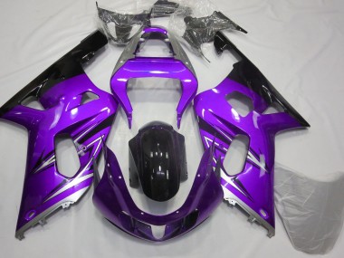 01-03 Lila & Silber GSXR 600-750 Motorrad Verkleidung