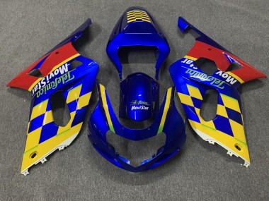 01-03 Telefonica GSXR 600-750 Motorrad Verkleidung