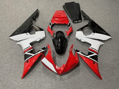 03-04 Rot Weiß & Schwarz R6 Motorrad Verkleidung