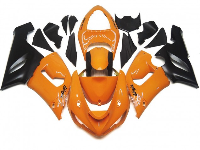05-06 Hellorange & Schwarz ZX6R Motorrad Verkleidung