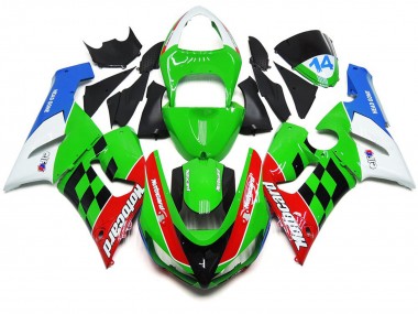 05-06 Mehrfarbig Kariert ZX6R Motorrad Verkleidung