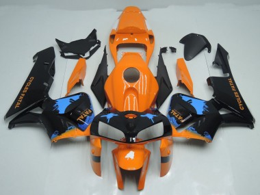 05-06 Orange & Schwarz Gespritzt CBR600RR Motorrad Verkleidung