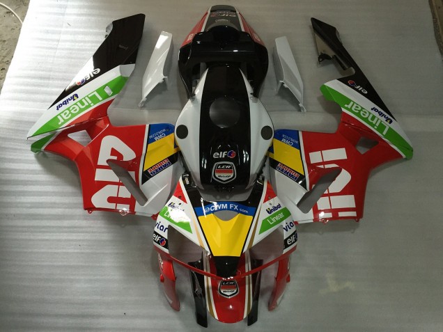 05-06 Weiß Rot Givi CBR600RR Motorrad Verkleidung