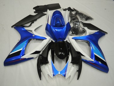 06-07 Blau & Weiß GSXR 600-750 Motorrad Verkleidung