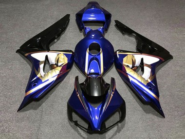 06-07 Blau & Orange Bull CBR1000RR Motorrad Verkleidung