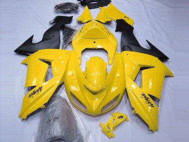 06-07 Glänzend Gelb ZX10R Motorrad Verkleidung