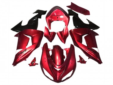 06-07 Rot Glänzend ZX10R Motorrad Verkleidung