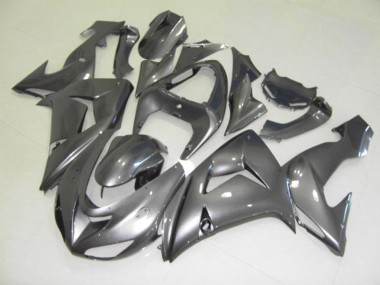 06-07 Silber Glanz ZX10R Motorrad Verkleidung