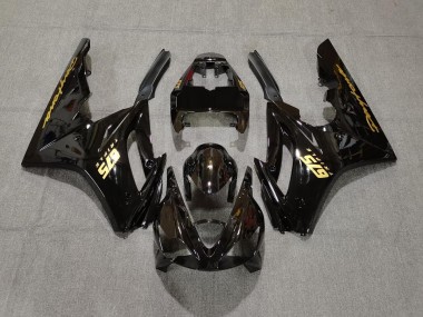06-08 Schwarz Glänzend & Gold Daytona 675 Motorrad Verkleidung