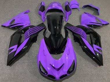 06-11 Hellviolett ZX14R Motorrad Verkleidung