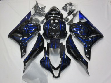 09-12 Blaue Flamme CBR600RR Motorrad Verkleidung