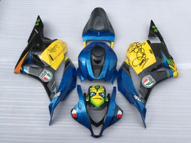 09-12 Blauer Hai CBR600RR Motorrad Verkleidung