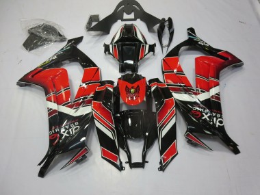 11-15 Rot Schwarz Special ZX10R Motorrad Verkleidung