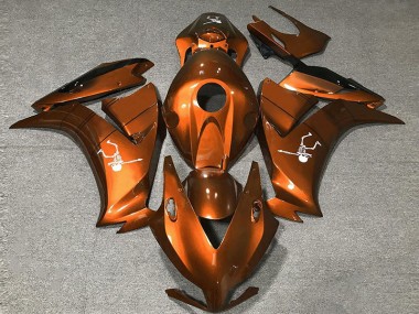12-16 Dunkelorange Glänzend CBR1000RR Motorrad Verkleidung