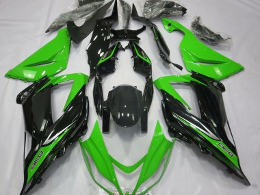13-18 Grün & Schwarz ZX6R Motorrad Verkleidung