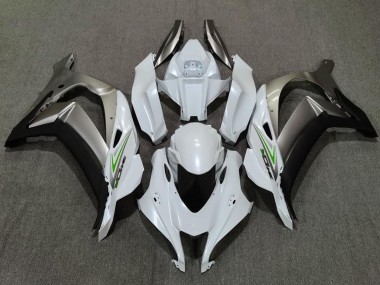 16-19 Perlweiß & Silber ZX10R Motorrad Verkleidung