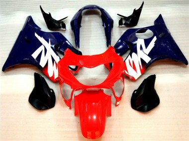 99-00 Rot & Blau Glänzend CBR600 F4 Motorrad Verkleidung
